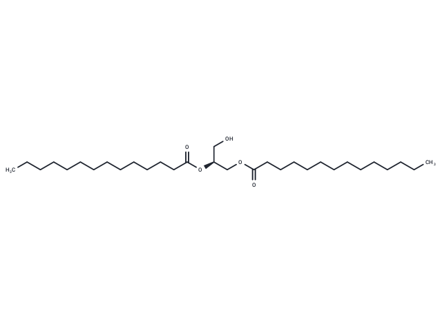 1,2-Dimyristoyl-sn-glycerol Chemical Structure