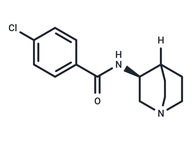 PNU-282987 S enantiomer free base Chemical Structure