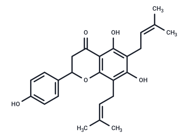 TargetMol Chemical Structure 6,8-Diprenylnaringenin