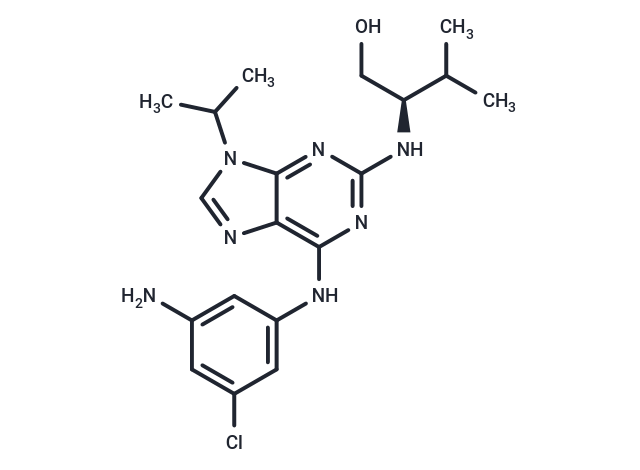Aminopurvalanol A Chemical Structure