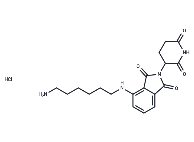 Thalidomide-NH-C6-NH2 hydrochloride Chemical Structure