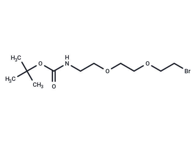 N-Boc-PEG3-bromide Chemical Structure