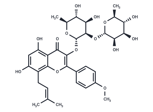 2''-O-Rhamnosylicariside II Chemical Structure