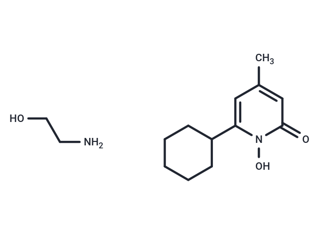 Ciclopirox olamine Chemical Structure