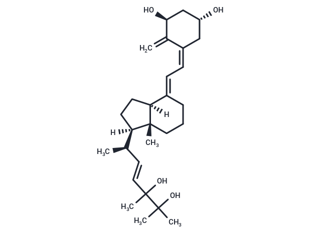 1alpha, 24, 25-Trihydroxy VD2 Chemical Structure