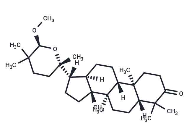 TargetMol Chemical Structure 20,24-Epoxy-24-methoxy-23(24-25)abeo-dammaran-3-one
