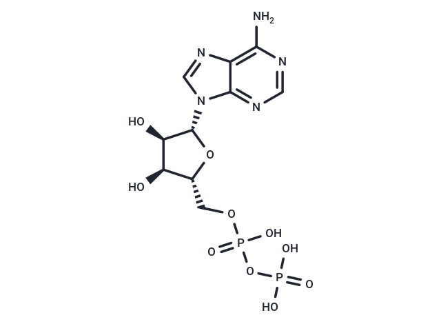 Adenosine 5'-diphosphate Chemical Structure
