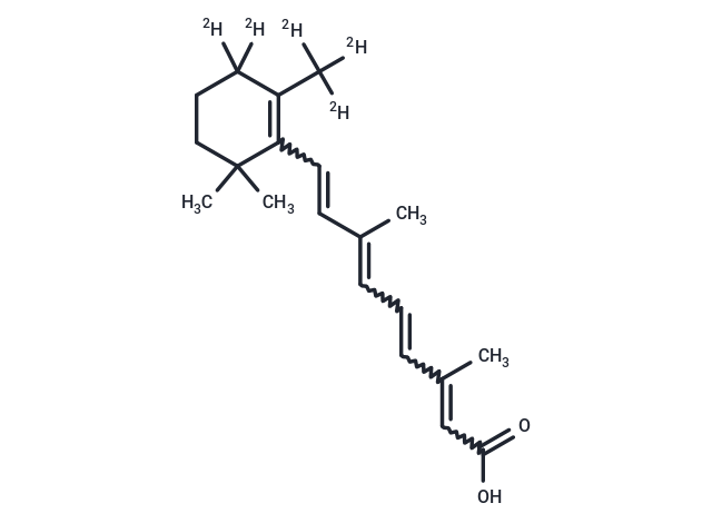 Retinoic acid-d5 Chemical Structure