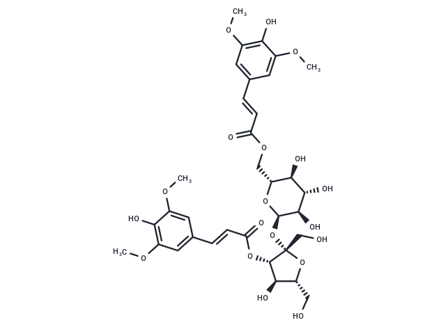3',6-Disinapoylsucrose Chemical Structure