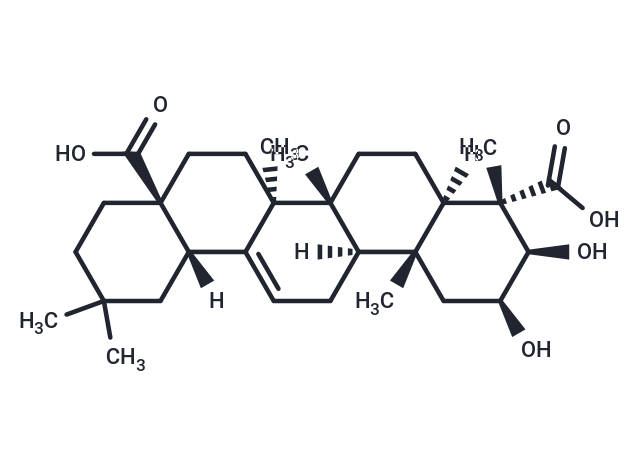 medicagenic acid Chemical Structure