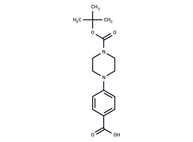 Boc-piperazine-benzoic acid Chemical Structure