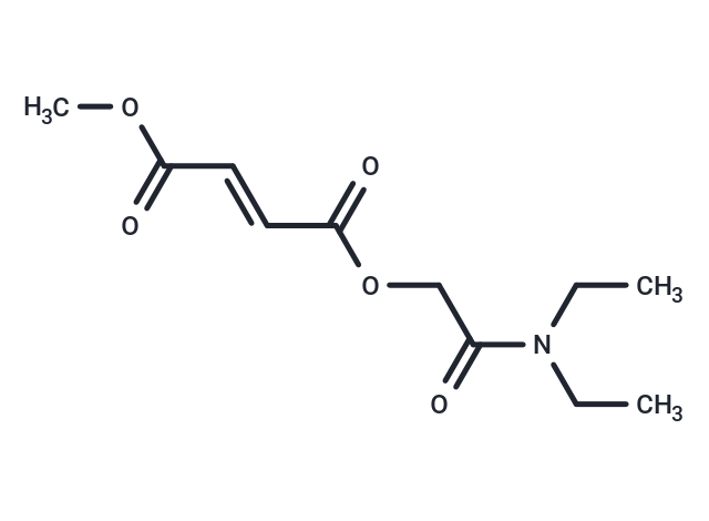 Tepilamide fumarate Chemical Structure