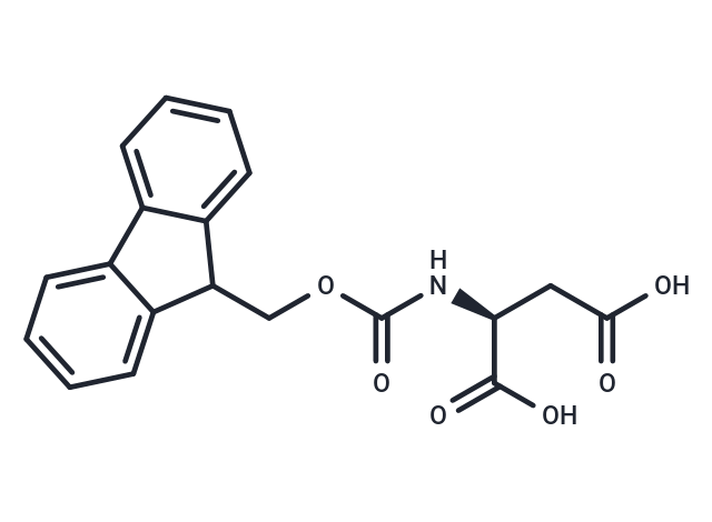TargetMol Chemical Structure Fmoc-L-aspartic acid