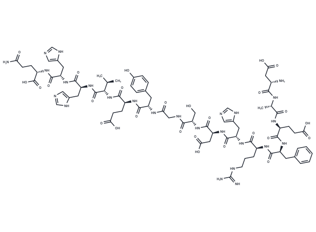 β-Amyloid (1-15) Chemical Structure