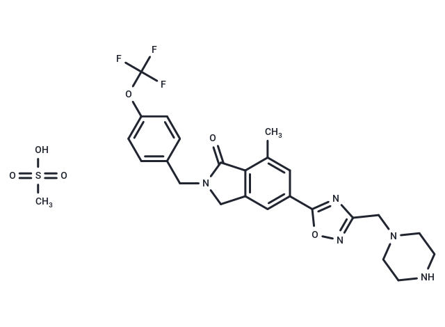 AZD-8529 mesylate Chemical Structure