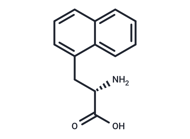 (S)-2-Amino-3-(naphthalen-1-yl)propanoic acid Chemical Structure