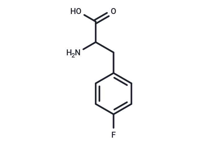 2-Amino-3-(4-fluorophenyl)propanoic acid Chemical Structure