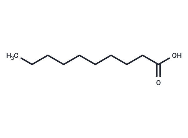 Decanoic Acid Chemical Structure