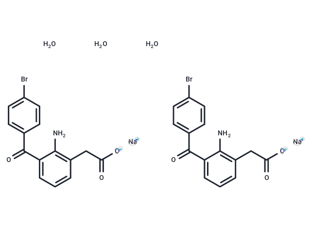 Bromfenac sodium hydrate Chemical Structure