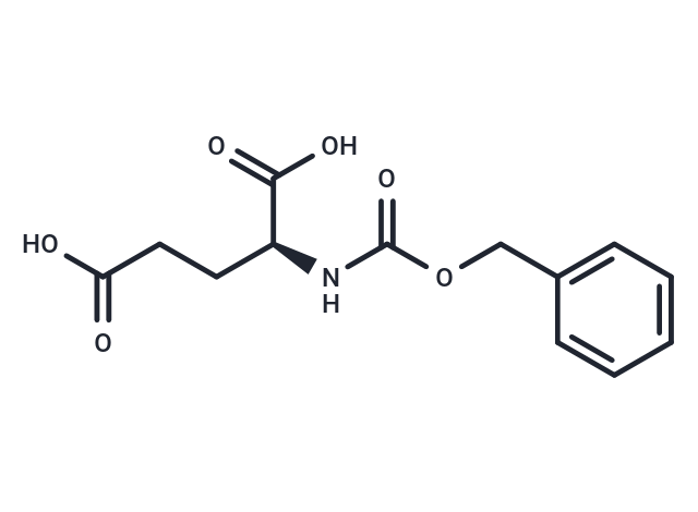N-Cbz-D-glutamic Acid Chemical Structure
