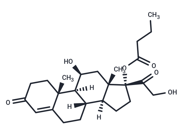 Hydrocortisone 17-butyrate Chemical Structure