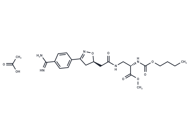 Roxifiban acetate Chemical Structure