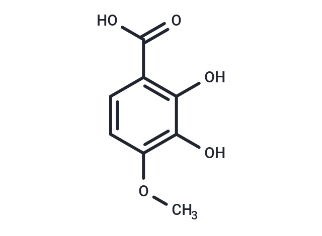 TargetMol Chemical Structure 2,3-Dihydroxy-4-methoxybenzoic acid