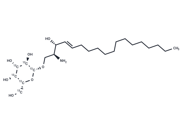 TargetMol Chemical Structure 13C6 Glucosylsphingosine (d18:1)