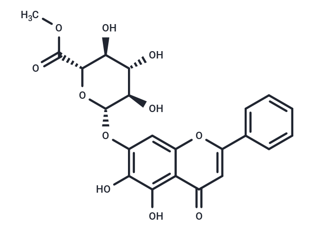 Baicalin methyl ester Chemical Structure