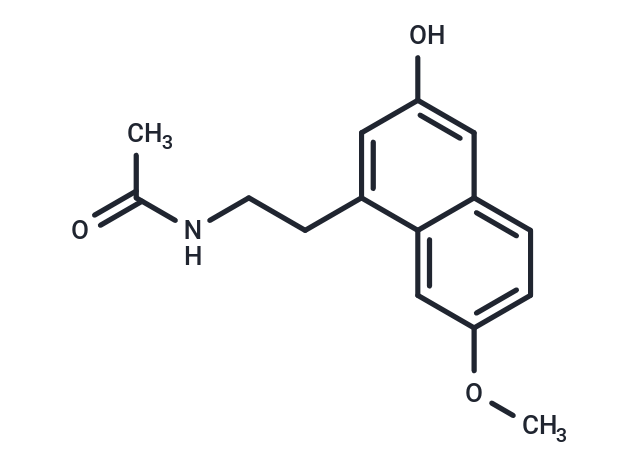 3-Hydroxy agomelatine Chemical Structure
