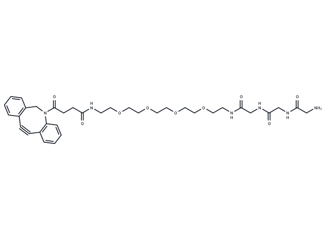 Gly-Gly-Gly-PEG4-DBCO Chemical Structure