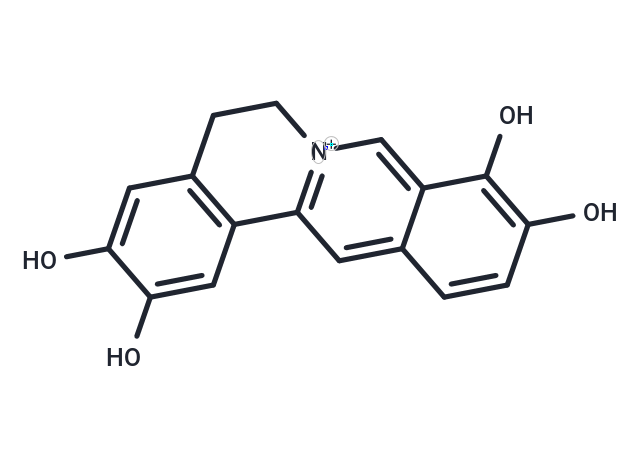 2,3,9,10-Tetrahydroxyberberine Chemical Structure