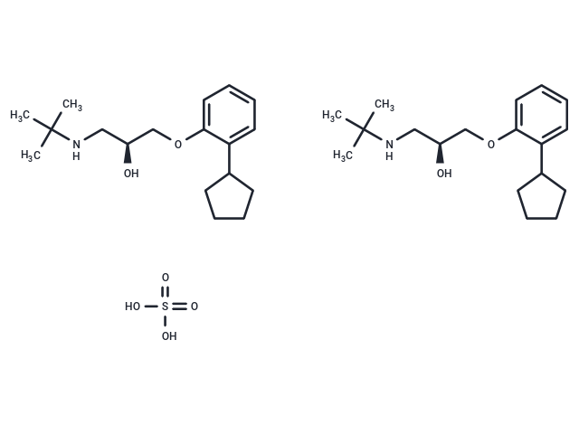 Penbutolol sulfate Chemical Structure
