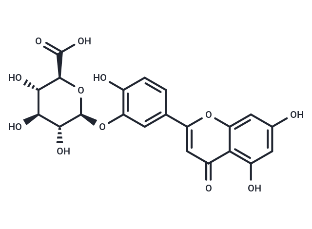 TargetMol Chemical Structure Luteolin-3-O-beta-D-glucuronide