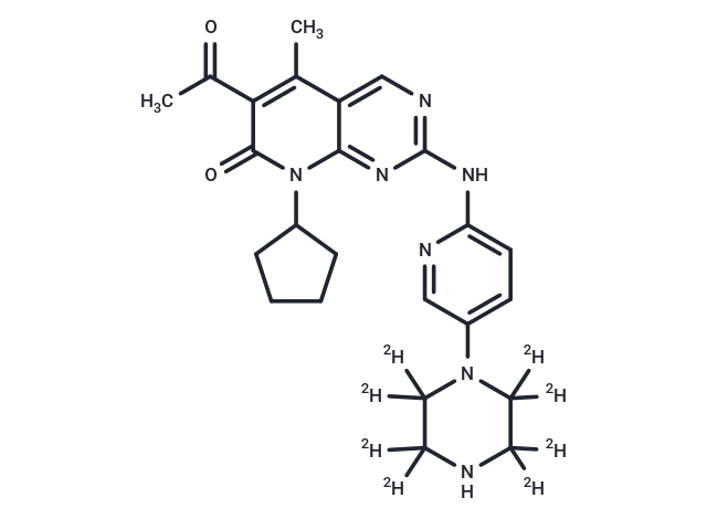 TargetMol Chemical Structure Palbociclib-d8