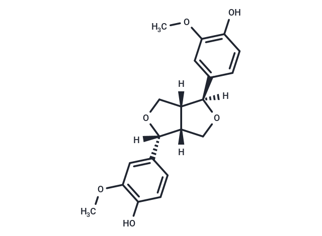 (+)-Epipinoresinol Chemical Structure