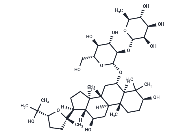 Pseudoginsenoside F11 Chemical Structure