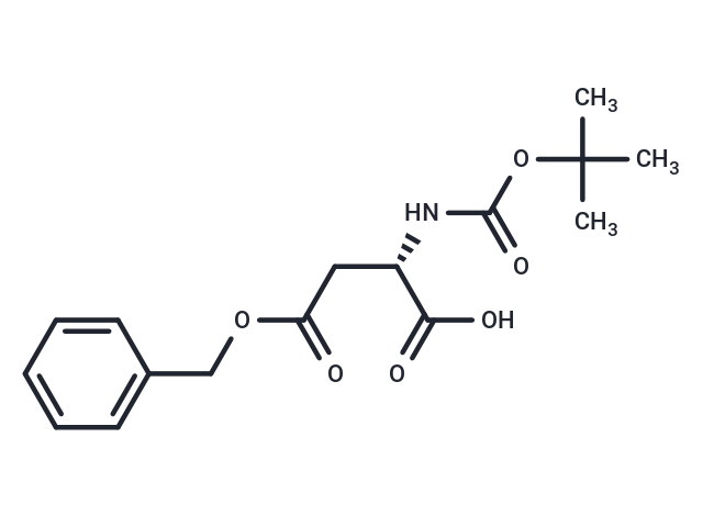 TargetMol Chemical Structure Boc-L-aspartic acid 4-benzyl ester