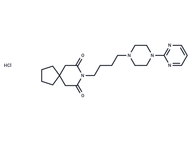 Buspirone hydrochloride Chemical Structure