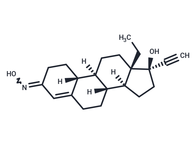 Norgestimate metabolite Norelgestromin Chemical Structure