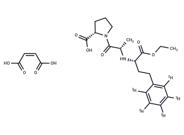 TargetMol Chemical Structure Enalapril D5 maleate