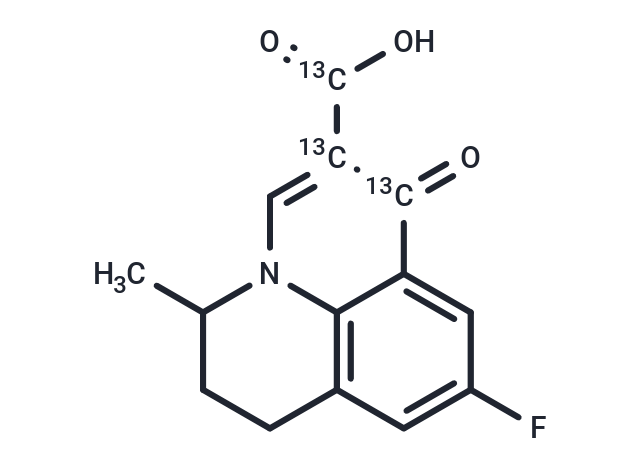 TargetMol Chemical Structure Flumequine-13C3