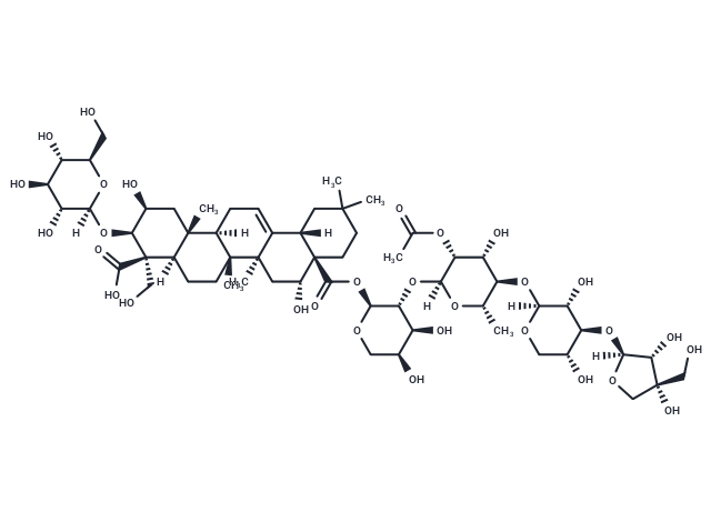 TargetMol Chemical Structure 2''-O-acetyl-platyconic acid A