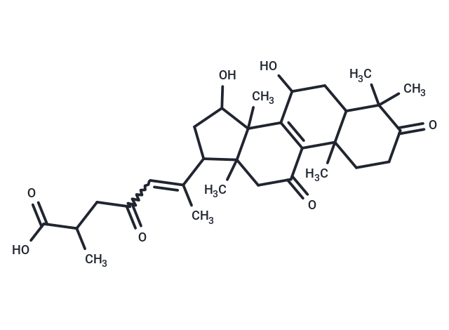 Ganoderenic acid A Chemical Structure