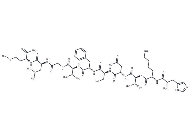 Neurokinin A Chemical Structure