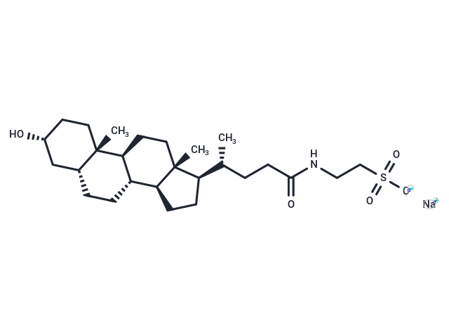 Taurolithocholic acid sodium salt Chemical Structure