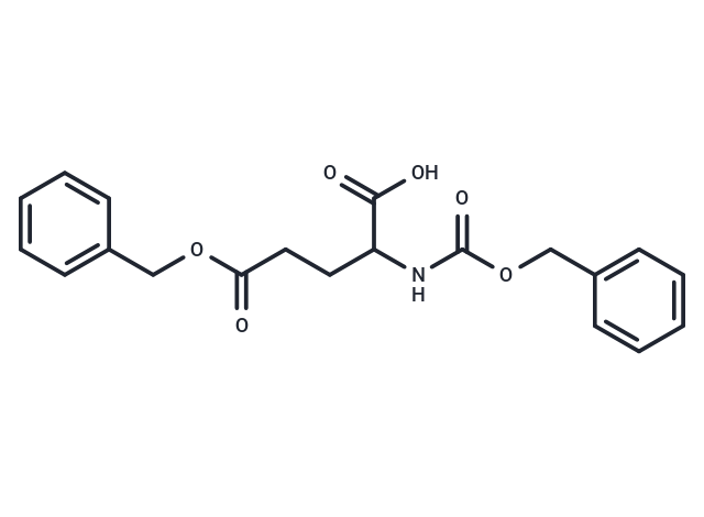 (S)-5-(Benzyloxy)-2-(((benzyloxy)carbonyl)amino)-5-oxopentanoic acid Chemical Structure