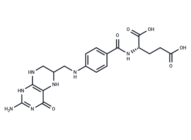 Tetrahydrofolic acid Chemical Structure
