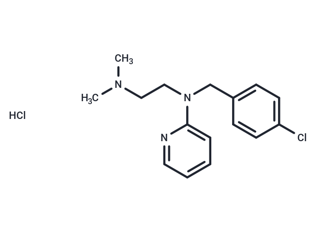 Chloropyramine hydrochloride Chemical Structure