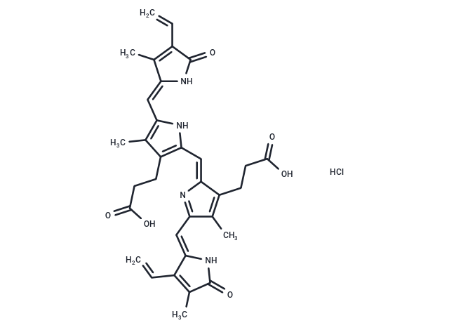 TargetMol Chemical Structure Biliverdin hydrochloride